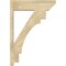 Ekena Millwork Merced Slat Rough Sawn Outlooker, Douglas Fir, 8"W x 28"D x 40"H OUT08X28X40MRC06RDF - alternate 3
